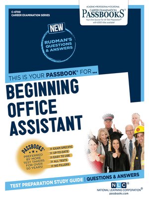 cover image of Beginning Office Assistant
